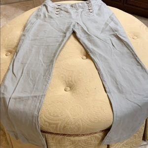 Cynthia Rowley 100% Linen pants